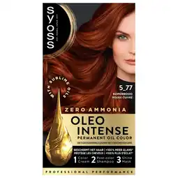 Kruidvat Syoss Oleo Intense 5-77 Koperrood Permanente Haarkleuring aanbieding