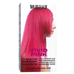 Kruidvat No Bleach London Vivid Pink Permanent Haarkleuring aanbieding