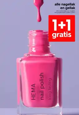 HEMA Alle nagellak en gellak aanbieding