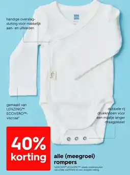 HEMA alle (meegroei) rompers aanbieding