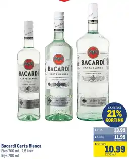 Makro Bacardi Carta Blanca aanbieding