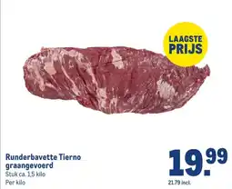 Makro Runderbavette Tierno graangevoerd aanbieding