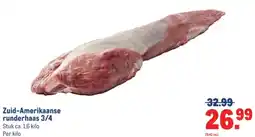 Makro Zuid-Amerikaanse runderhaas aanbieding