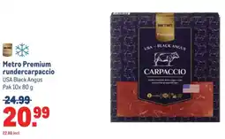 Makro Metro Premium rundercarpaccio aanbieding
