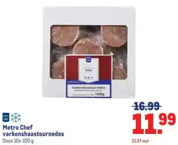 Makro Metro Chef varkenshaastournedos aanbieding