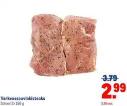 Makro Varkenssouvlakisteaks aanbieding