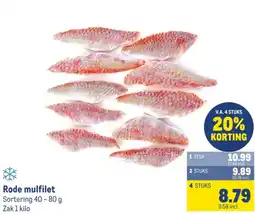 Makro Rode mulfilet aanbieding