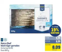 Makro Metro Chef black tiger garnalen aanbieding
