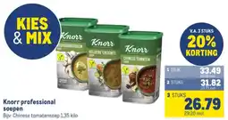Makro Knorr professional soepen aanbieding