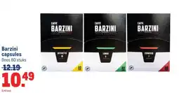 Makro Barzini capsules aanbieding
