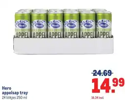 Makro Hero appelsap aanbieding