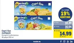 Makro Capri-Sun multipack aanbieding
