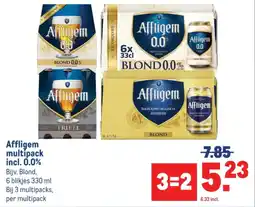 Makro Affligem multipack incl. 0.0% aanbieding