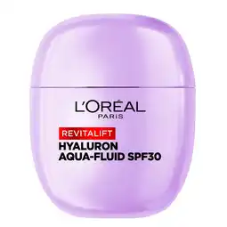 Kruidvat L'Oréal Paris Revitalift Hyaluron SPF30 Aqua-Fluid aanbieding