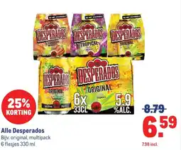 Makro Alle Desperados aanbieding