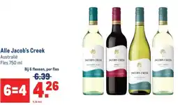 Makro Alle Jacob's Creek aanbieding