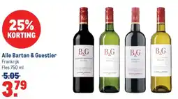 Makro Alle Barton & Guestier aanbieding