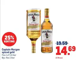 Makro Captain Morgan spiced gold aanbieding