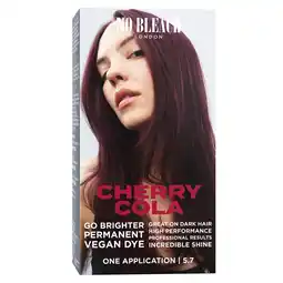 Kruidvat No Bleach London 5.7 Cherry Cola Permanente Haarkleuring aanbieding