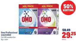 Makro Omo Professional wasmiddel aanbieding