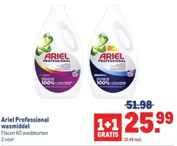 Makro Ariel Professional wasmiddel aanbieding