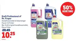 Makro Dreft Professional of Mr. Proper aanbieding