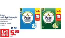 Makro Page vochtig toiletpapier aanbieding
