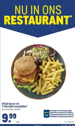 Makro Altijd keuze uit 7 heerlijke maaltijden aanbieding