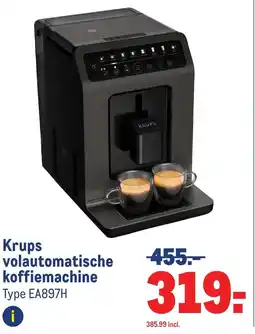Makro Krups volautomatische koffiemachine aanbieding