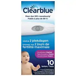 Kruidvat Clearblue Digitale Ovulatietestset aanbieding