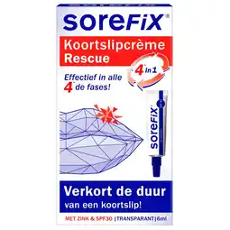 Kruidvat SoreFix Rescue Koortslipcrème aanbieding