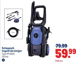 Makro Scheppach hogedrukreiniger aanbieding