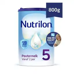 Kruidvat Nutrilon 5 Peutermelk Flesvoeding Vanaf 2 tot 3 Jaar aanbieding
