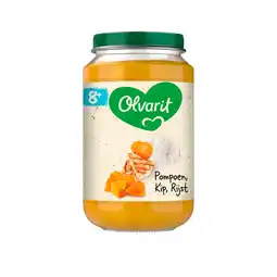 Kruidvat Olvarit 8+M Pompoen Kip Rijst aanbieding