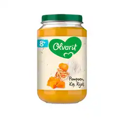 Kruidvat Olvarit 8+M Pompoen Kip Rijst aanbieding