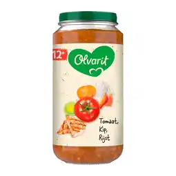 Kruidvat Olvarit 12+M Tomaat Kip Rijst aanbieding