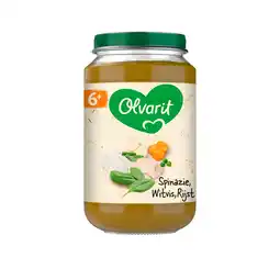 Kruidvat Olvarit 6+M Spinazie, Witvis, Rijst aanbieding