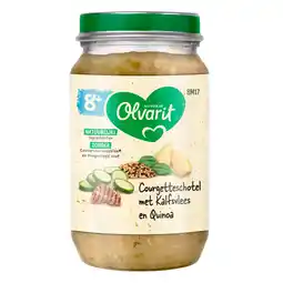 Kruidvat Nutricia Olvarit 8M+ Courgetteschotel met Kalfsvlees aanbieding