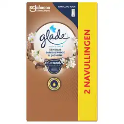 Kruidvat Glade Touch & Fresh Sensual Sandalwood & Jasmine Navullingen aanbieding