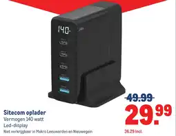 Makro Sitecom oplader aanbieding