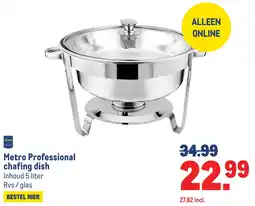 Makro Metro Professional chafing dish aanbieding