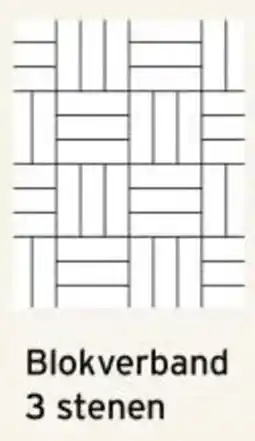 GAMMA Blokverband 3 stenen aanbieding