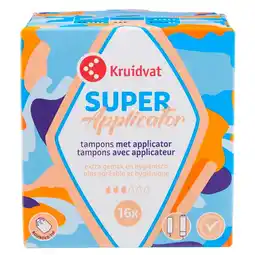 Kruidvat Kruidvat Super Tampons met Applicator aanbieding