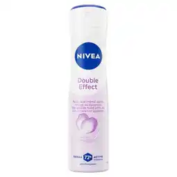 Trekpleister NIVEA Double Effect Antitranspirant Spray aanbieding