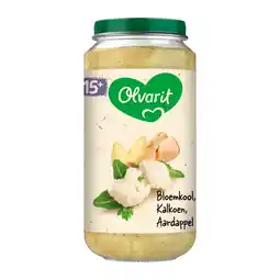Kruidvat Olvarit 15+M Bloemkool Kalkoen Aardappel aanbieding