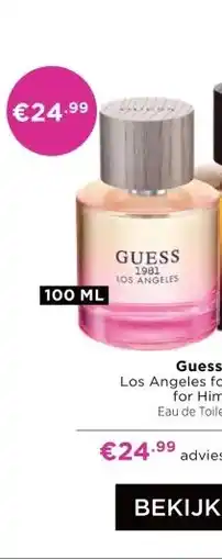 ICI Paris XL Guess Los Angeles for Her of Eau de Toilette aanbieding