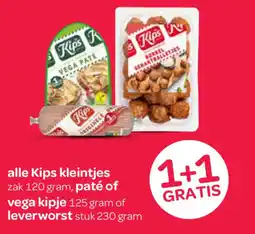 Spar Alle Kips kleintjes paté of vega kipje of leverworst aanbieding