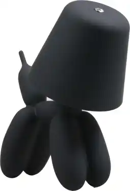 Intratuin Stoobz Design tafellamp Ballon Hond zwart 16 x 10 x 18 cm aanbieding