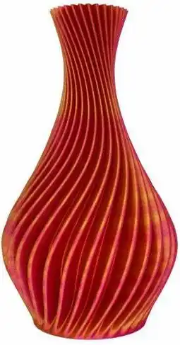 Intratuin Vaas 3D Rome oranje D 18 H 32 cm aanbieding