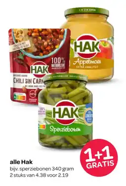 Spar Alle Hak aanbieding